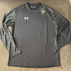 Under Armour Men’s Wall Goalkeeper Jersey Black Long Sleeve Size XL NWT